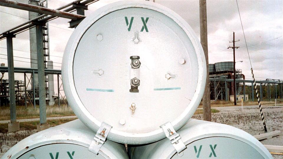 مەترسیەکانی گازی ڤی ئێکس VX
